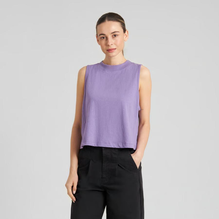 Dedicated Namsos Hemp Haze Purple Top Damen lila